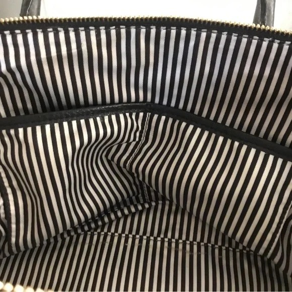 Kate Spade Pebbled Leather Black/Tan Crossbody Bag - Picture 10 of 13